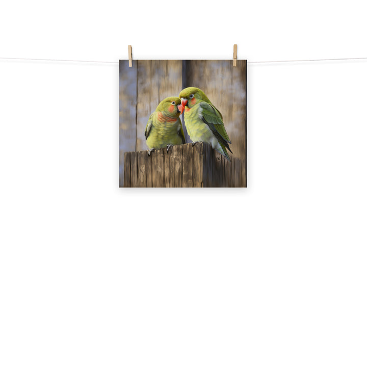 Lovebird Photo paper poster - PosterfyAI.com