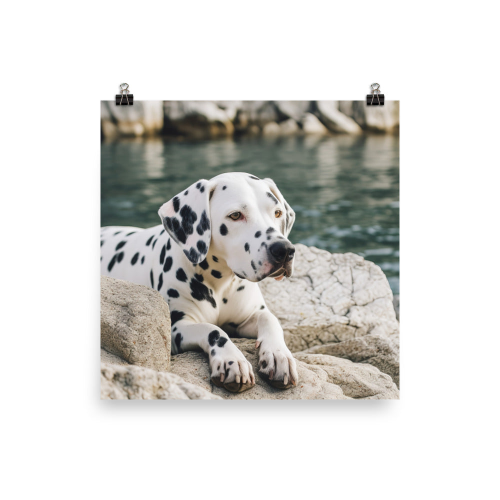 Dalmatian Daydream Photo paper poster - PosterfyAI.com