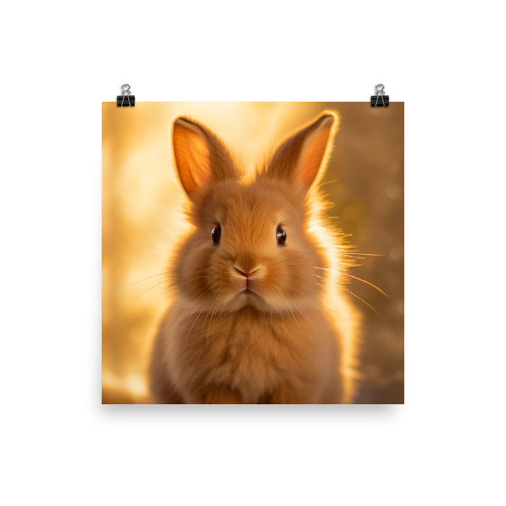 Adorable Cinnamon Fluffball Photo paper poster - PosterfyAI.com