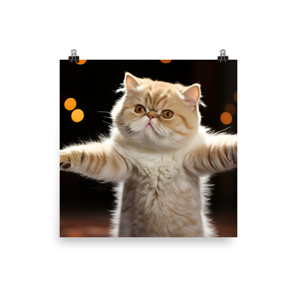 Exotic Shorthair Photo paper poster - PosterfyAI.com