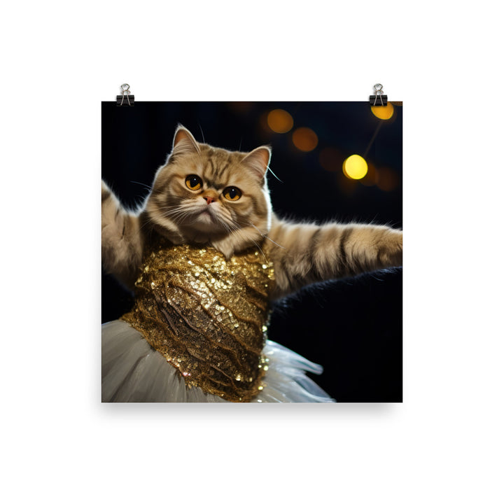 Exotic Shorthair Photo paper poster - PosterfyAI.com