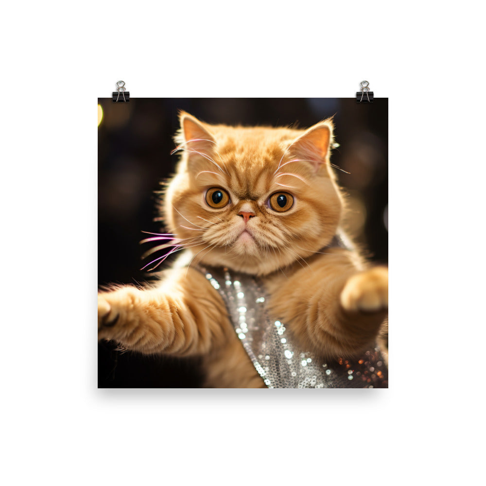 Exotic Shorthair Photo paper poster - PosterfyAI.com