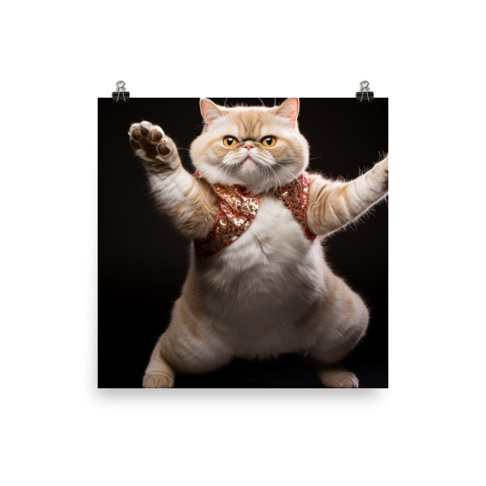 Exotic Shorthair Photo paper poster - PosterfyAI.com