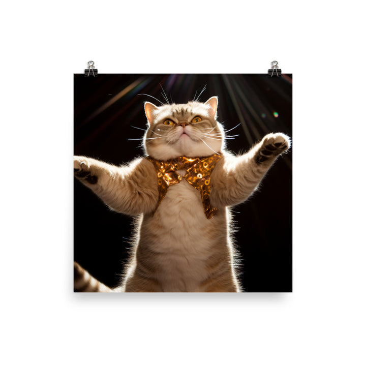 Exotic Shorthair Photo paper poster - PosterfyAI.com