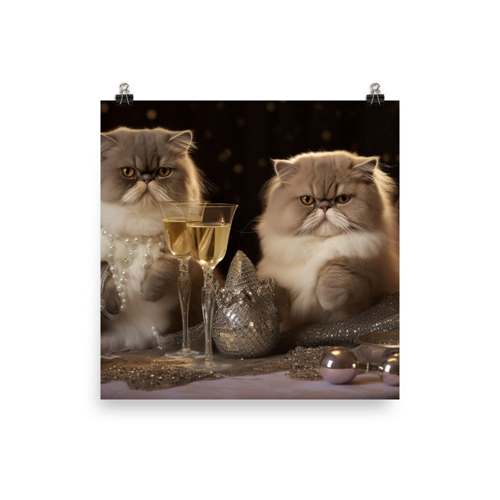 Exotic Shorthair Photo paper poster - PosterfyAI.com