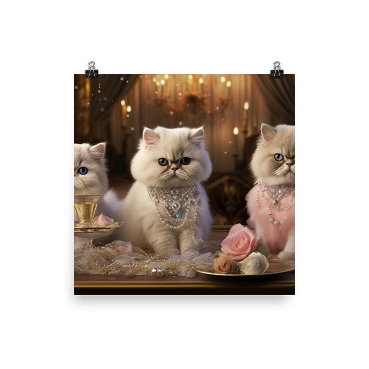 Exotic Shorthair Photo paper poster - PosterfyAI.com