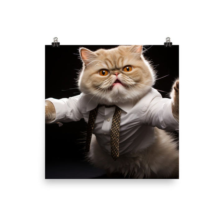 Exotic Shorthair Photo paper poster - PosterfyAI.com