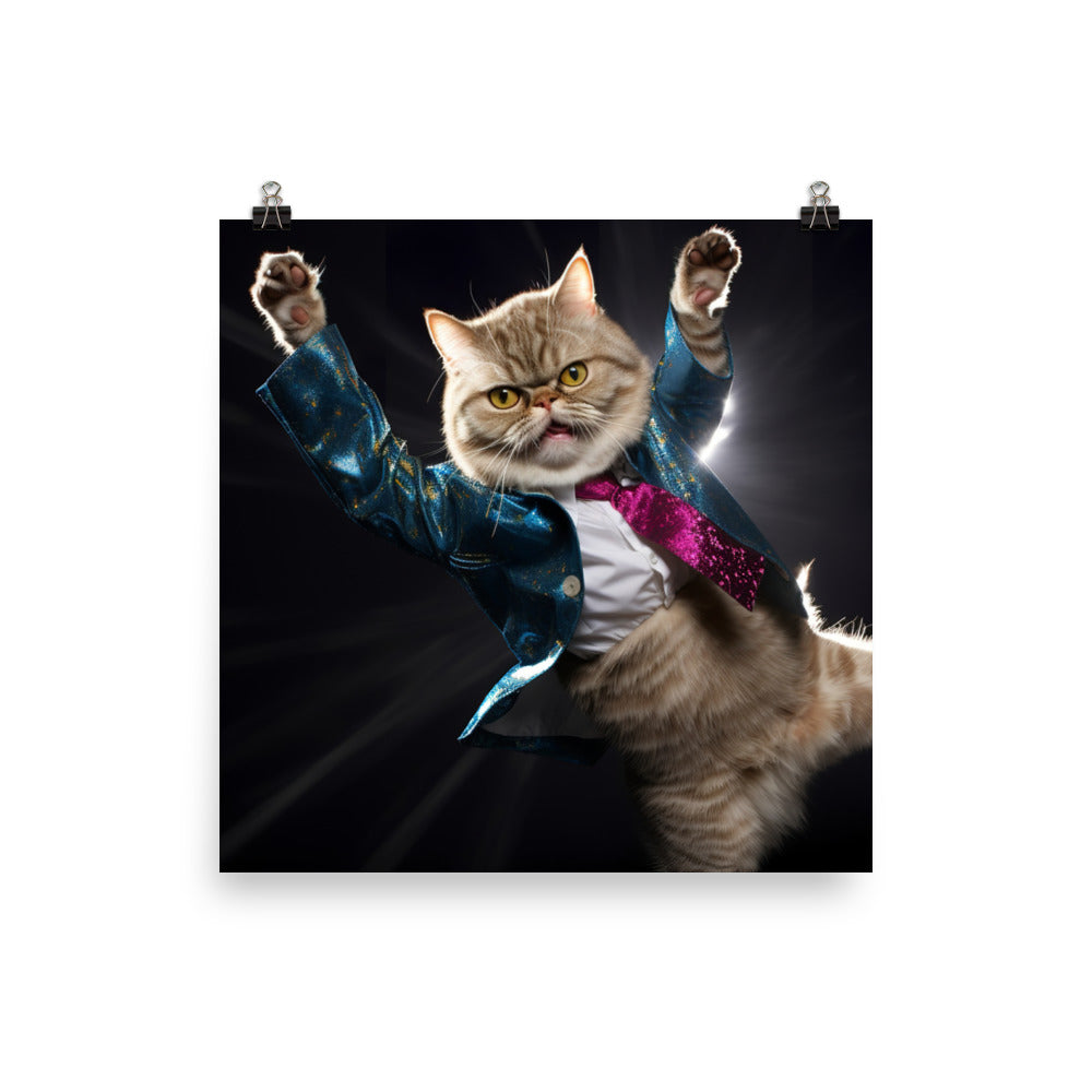 Exotic Shorthair Photo paper poster - PosterfyAI.com