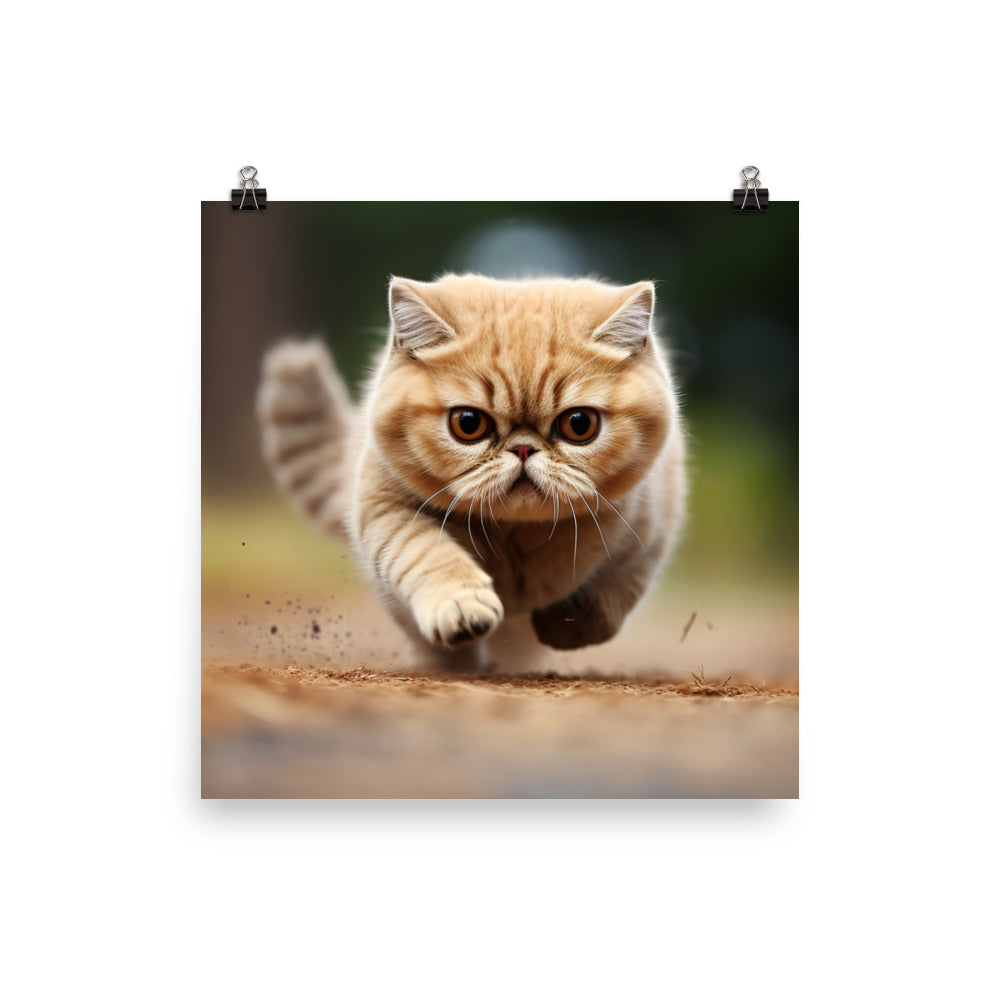 Exotic Shorthair Photo paper poster - PosterfyAI.com