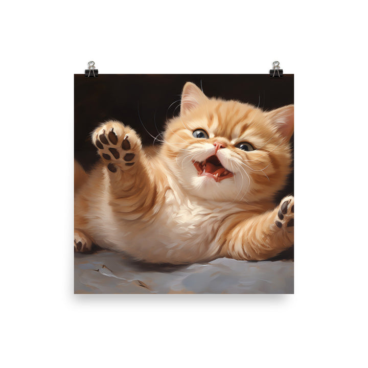 Exotic Shorthair Photo paper poster - PosterfyAI.com