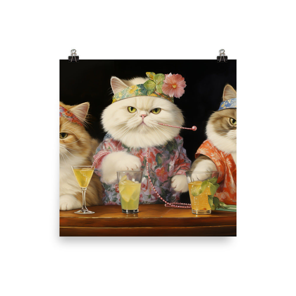 Exotic Shorthair Photo paper poster - PosterfyAI.com