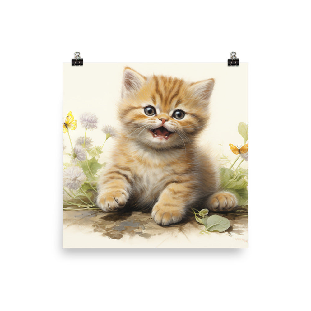 Exotic Shorthair Photo paper poster - PosterfyAI.com