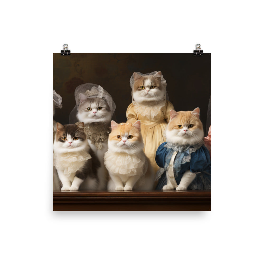 Exotic Shorthair Photo paper poster - PosterfyAI.com