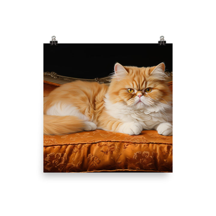 Exotic Shorthair Photo paper poster - PosterfyAI.com