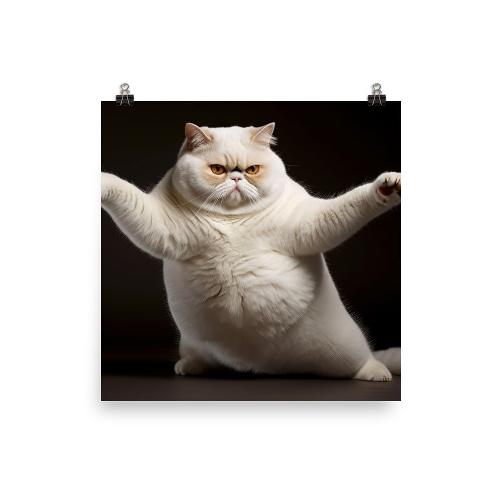 Exotic Shorthair Photo paper poster - PosterfyAI.com