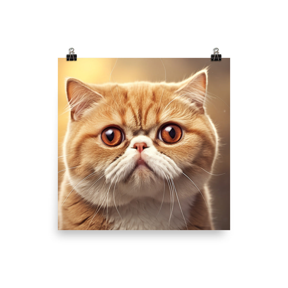 Exotic Shorthair Photo paper poster - PosterfyAI.com