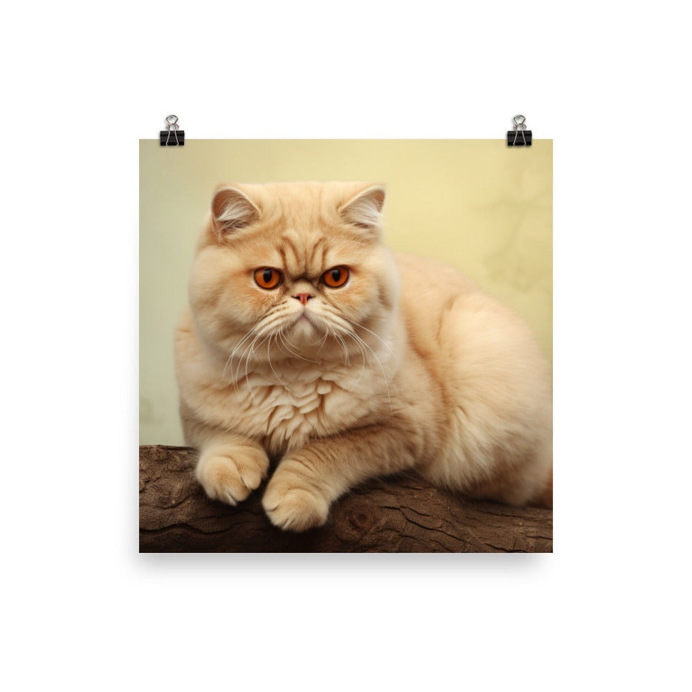 Exotic Shorthair Photo paper poster - PosterfyAI.com