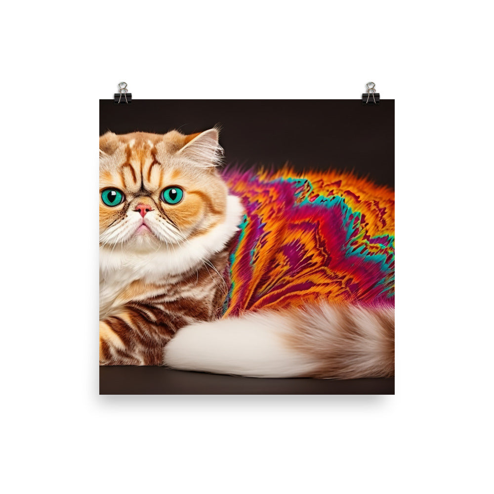 Exotic Shorthair Photo paper poster - PosterfyAI.com