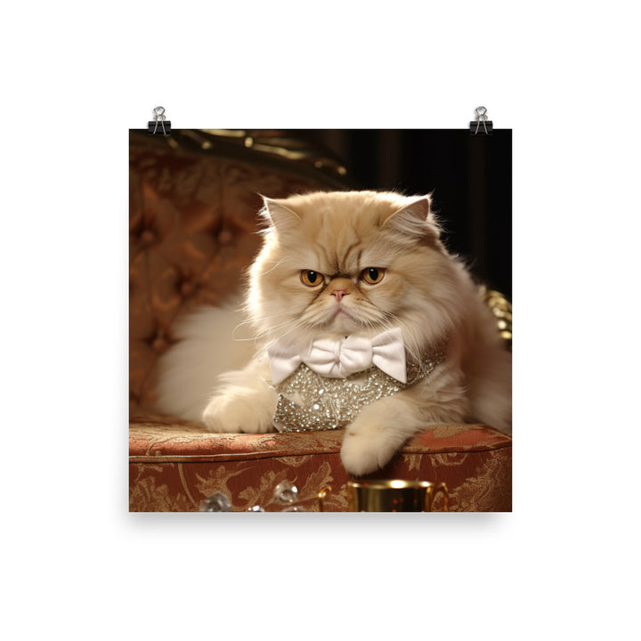 Exotic Shorthair Photo paper poster - PosterfyAI.com