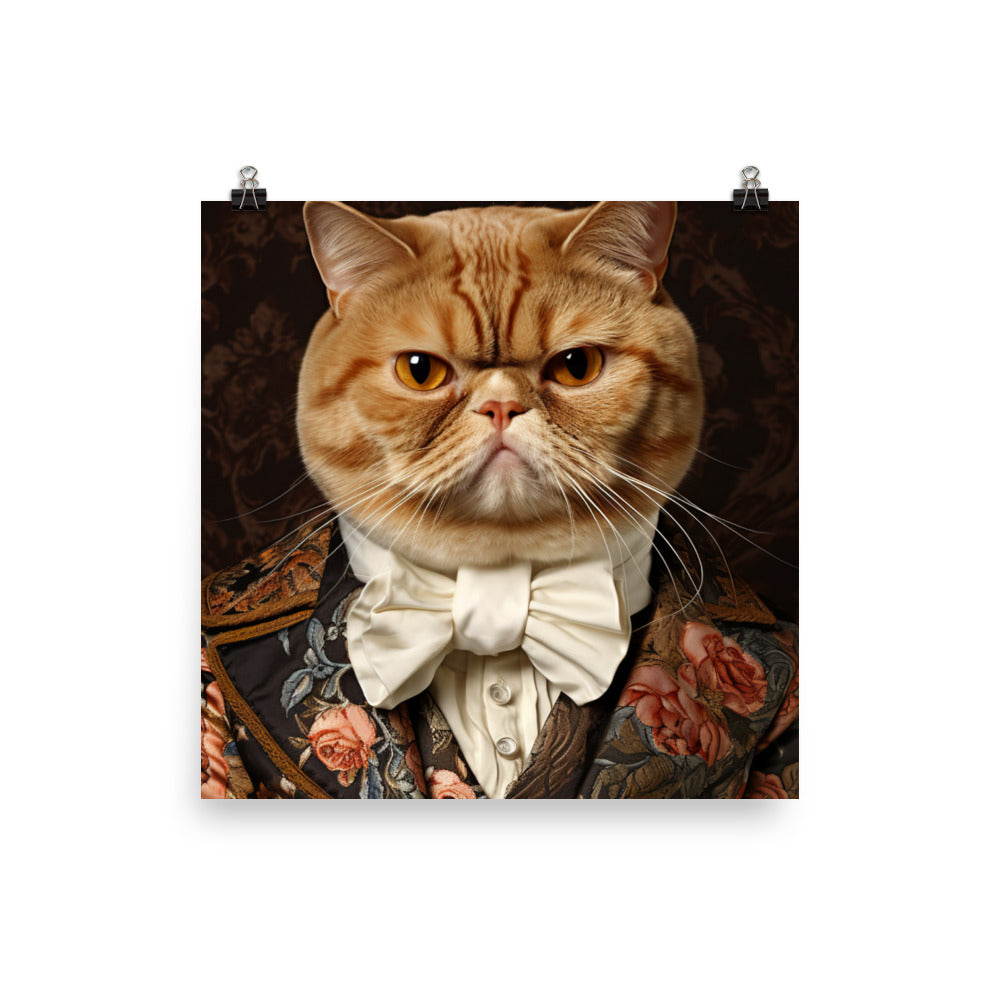 Exotic Shorthair Photo paper poster - PosterfyAI.com