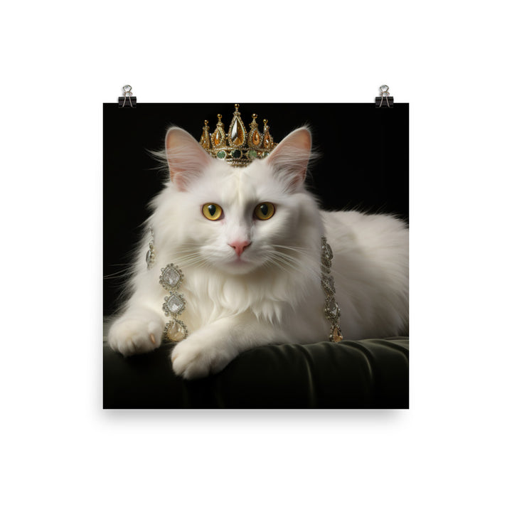 Turkish Van Photo paper poster - PosterfyAI.com