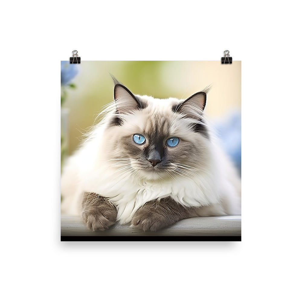 Ragdoll Photo paper poster - PosterfyAI.com