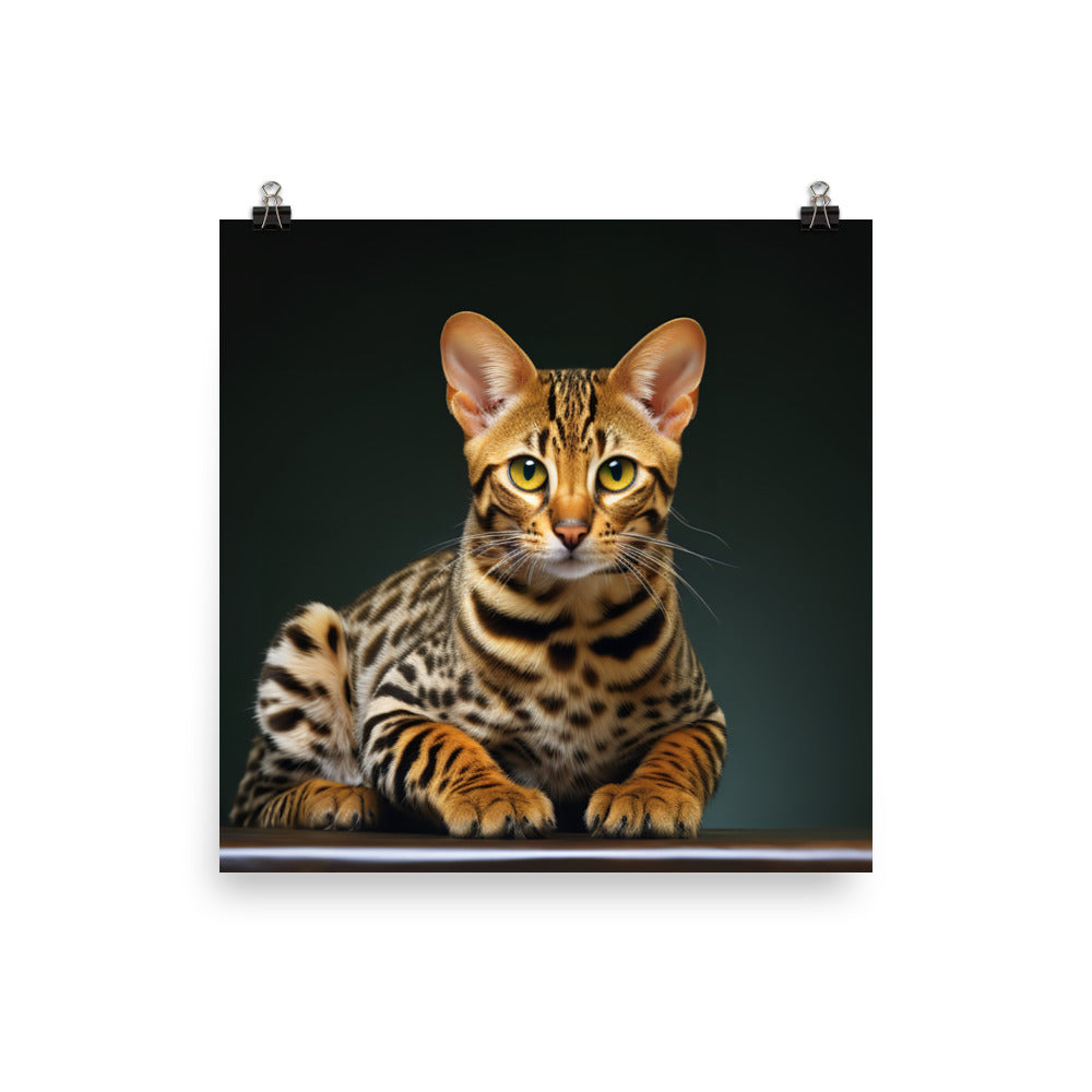 Ocicat Photo paper poster - PosterfyAI.com