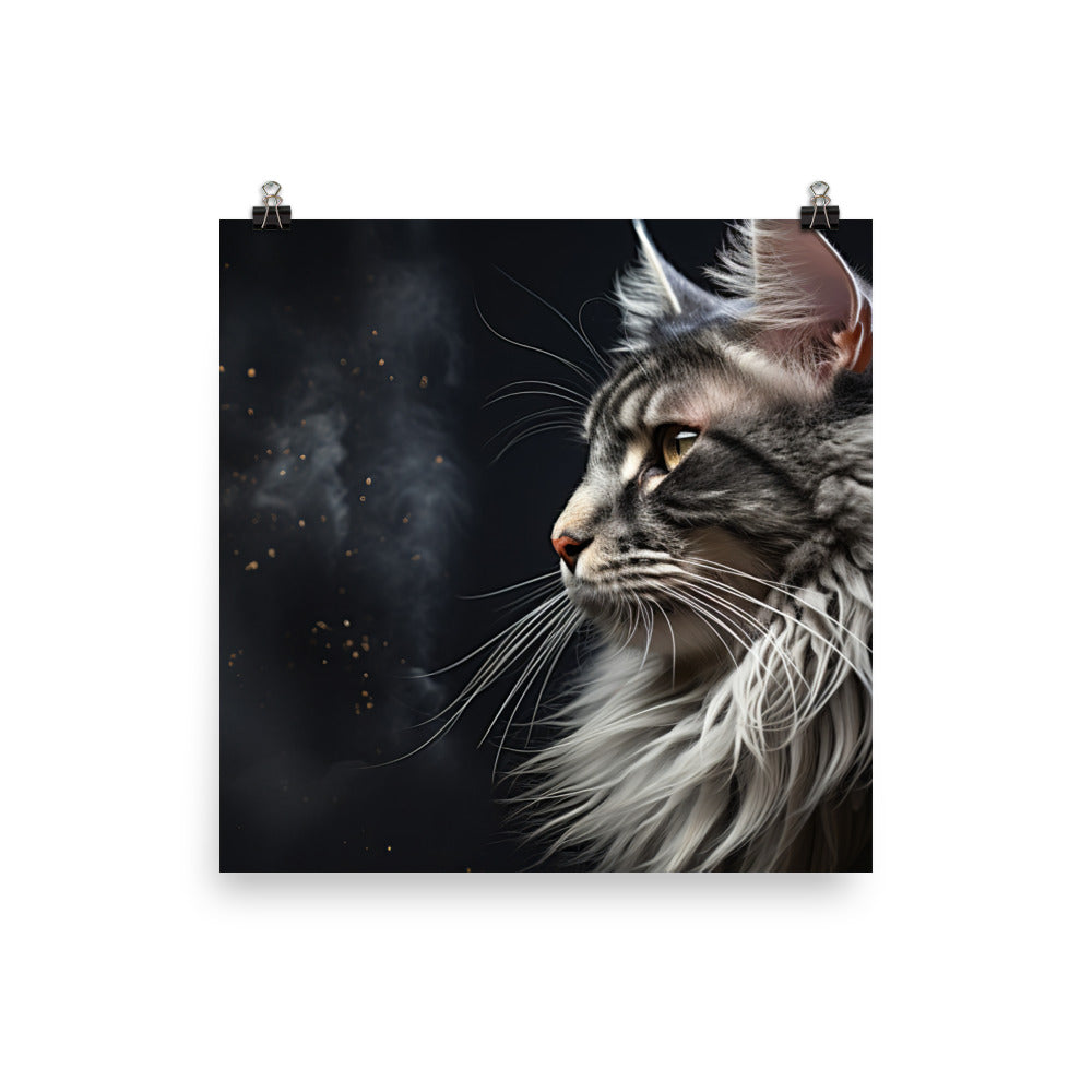 Maine Coon Photo paper poster - PosterfyAI.com