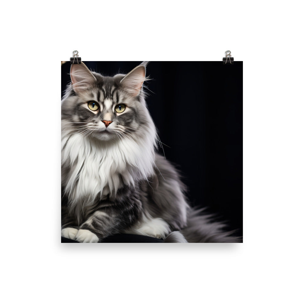 Norwegian Forest Photo paper poster - PosterfyAI.com