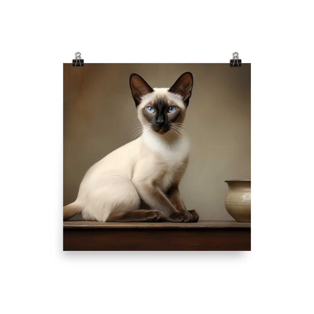 Siamese Photo paper poster - PosterfyAI.com