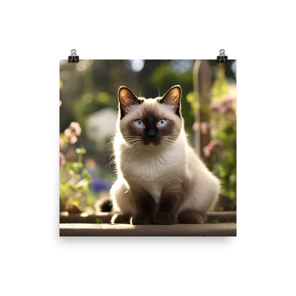 Siamese Photo paper poster - PosterfyAI.com