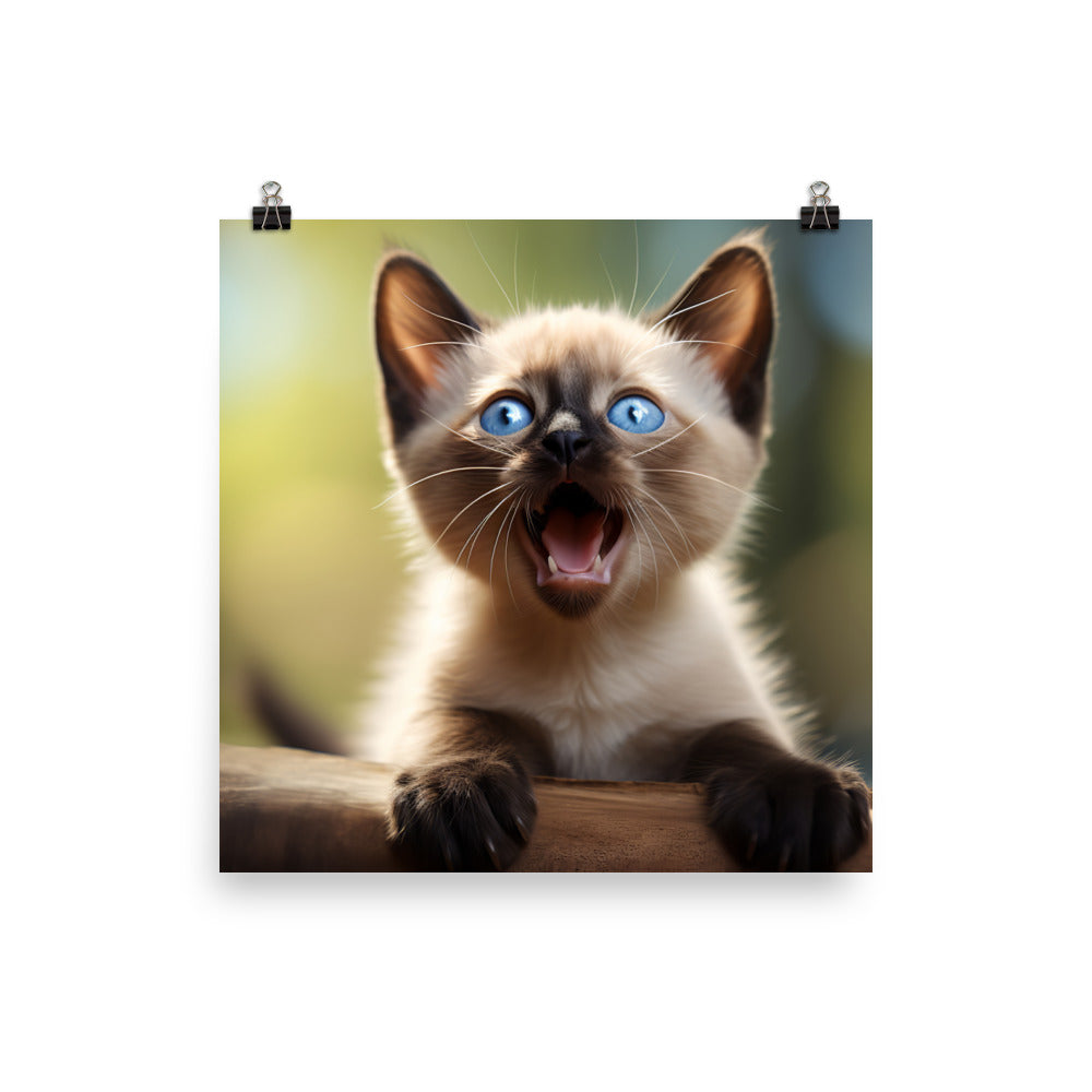 Siamese Photo paper poster - PosterfyAI.com