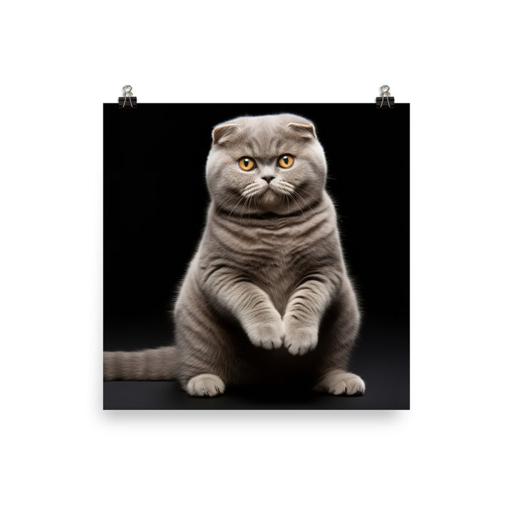 Scottish Fold Photo paper poster - PosterfyAI.com