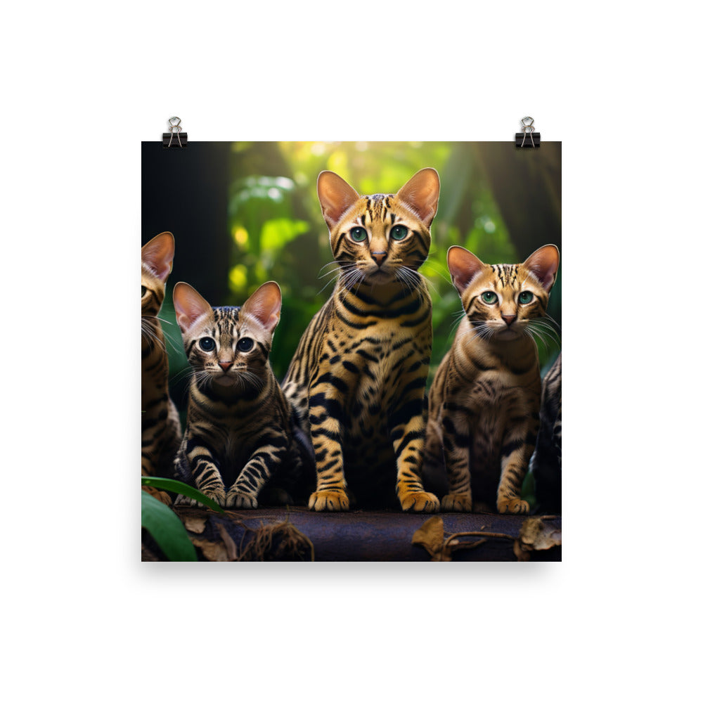 Bengal Photo paper poster - PosterfyAI.com