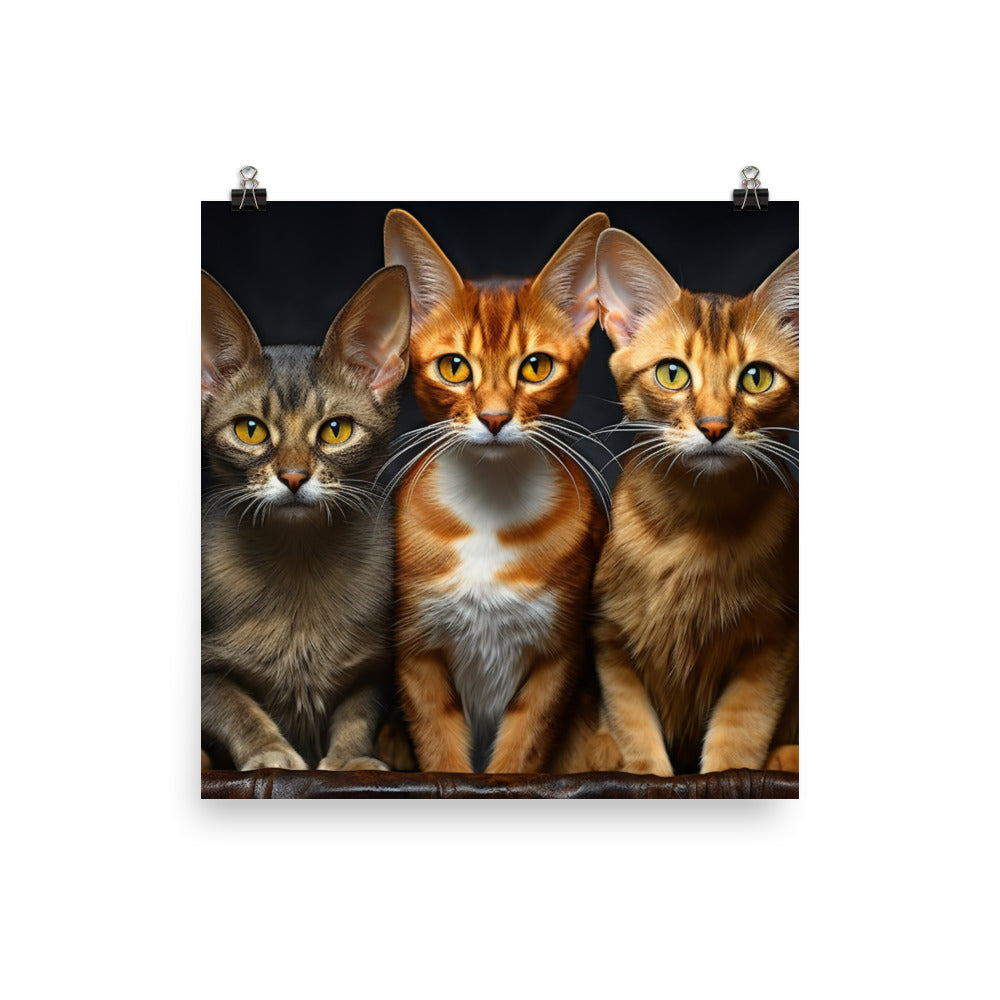 Abyssinian Photo paper poster - PosterfyAI.com