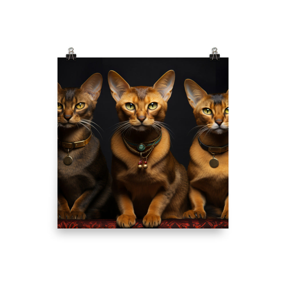 Abyssinian Photo paper poster - PosterfyAI.com