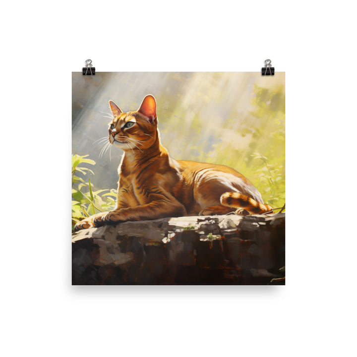 Abyssinian Photo paper poster - PosterfyAI.com