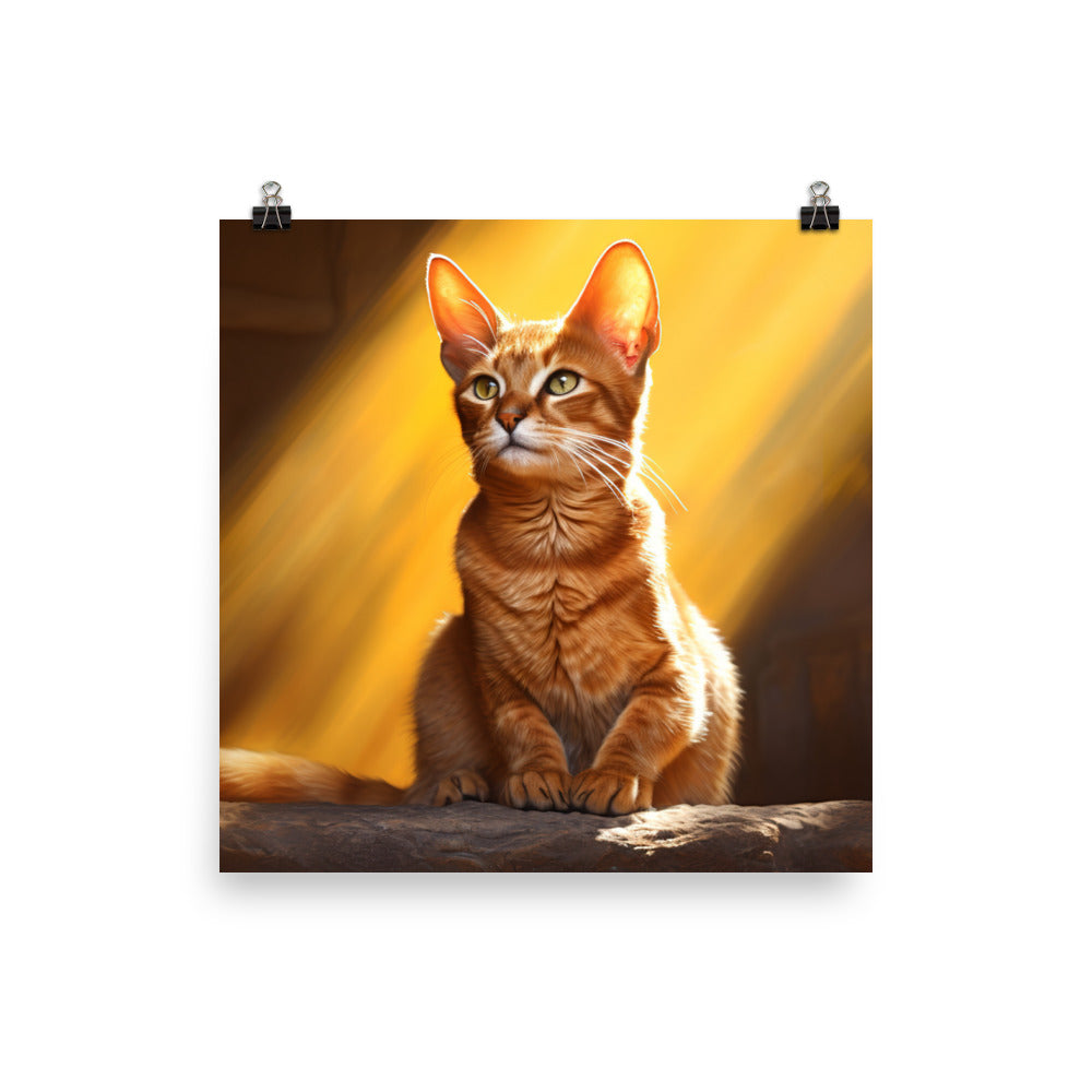 Abyssinian Photo paper poster - PosterfyAI.com