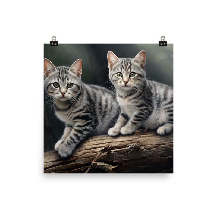 American Shorthair Photo paper poster - PosterfyAI.com