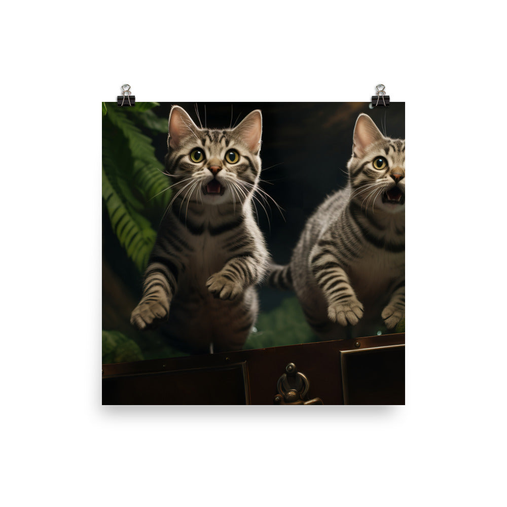 American Shorthair Photo paper poster - PosterfyAI.com