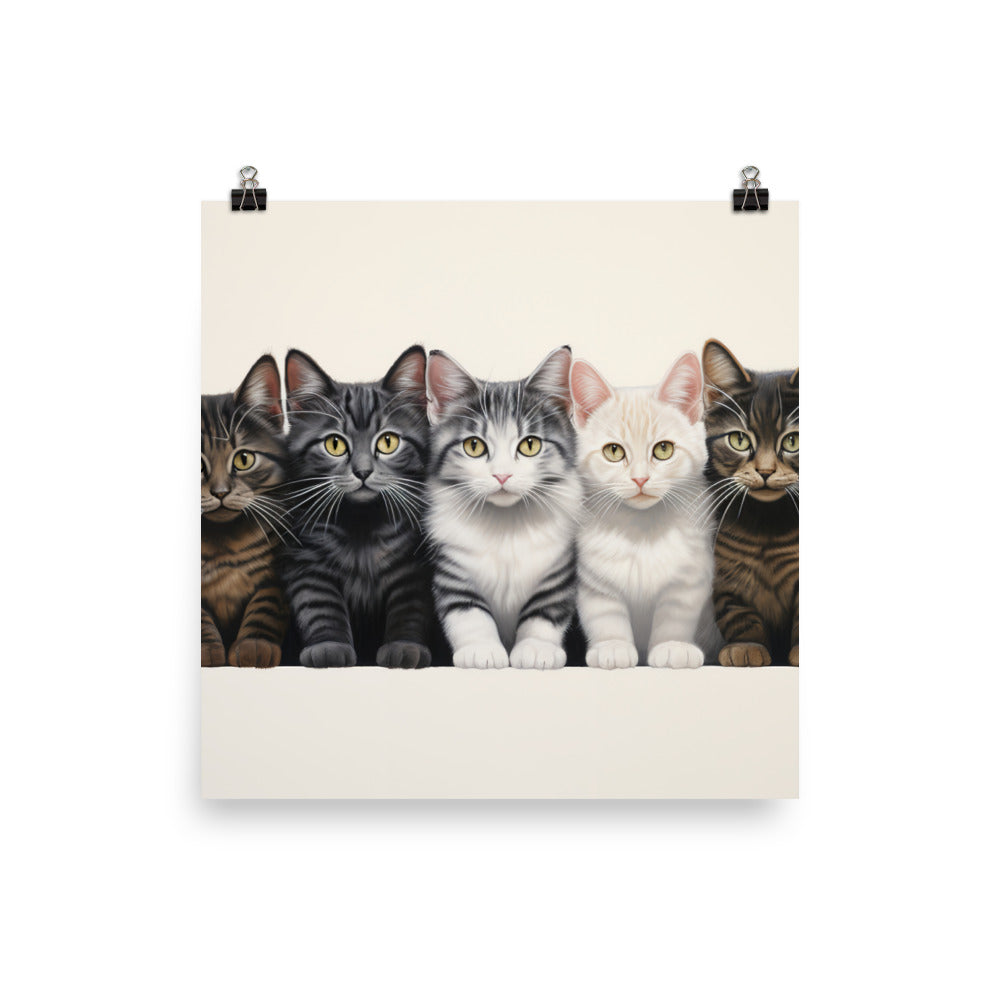 American Shorthair Photo paper poster - PosterfyAI.com