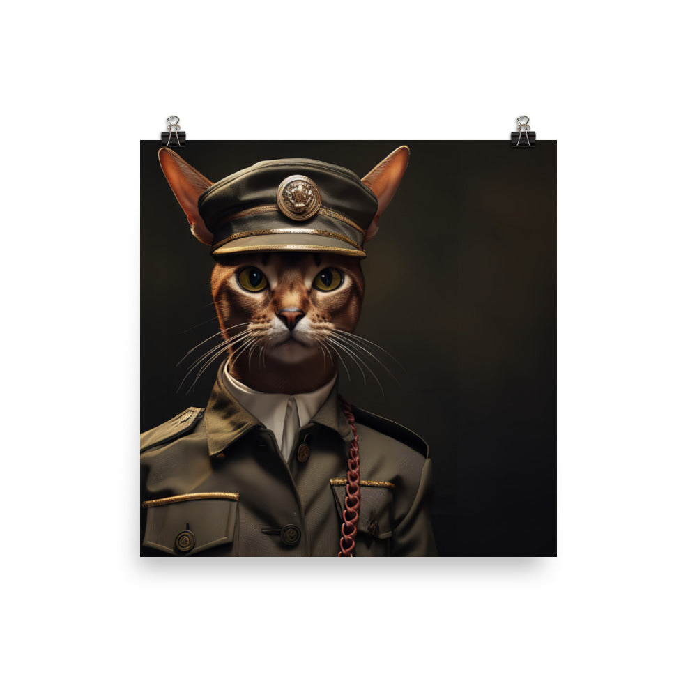 Abyssinian Prison Officer Photo paper poster - PosterfyAI.com