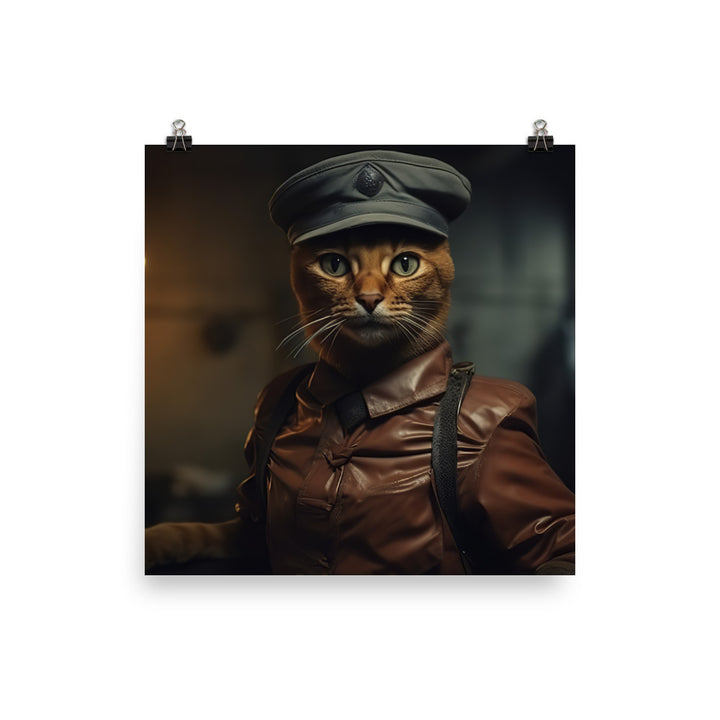 Abyssinian Prison Officer Photo paper poster - PosterfyAI.com