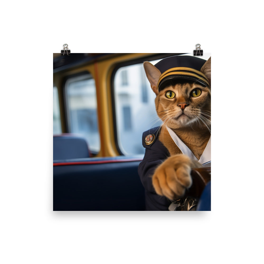 Abyssinian Transit Operator Photo paper poster - PosterfyAI.com