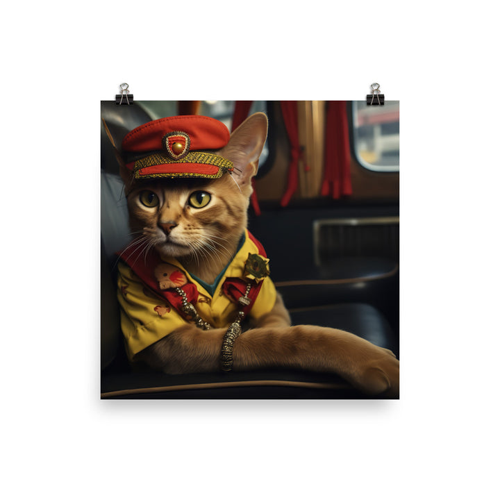 Abyssinian Transit Operator Photo paper poster - PosterfyAI.com