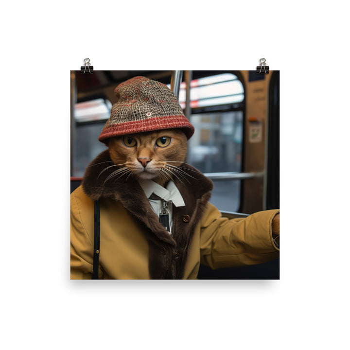 Abyssinian Transit Operator Photo paper poster - PosterfyAI.com