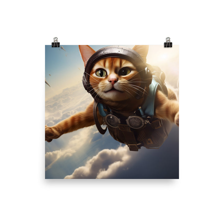 Abyssinian Pilot Photo paper poster - PosterfyAI.com