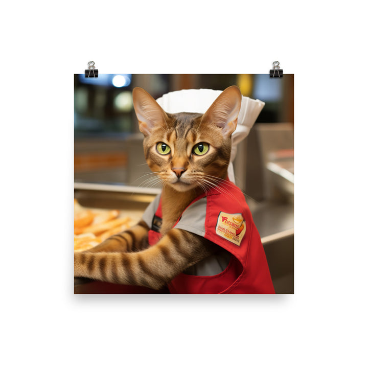 Abyssinian Fast Food Crew Photo paper poster - PosterfyAI.com