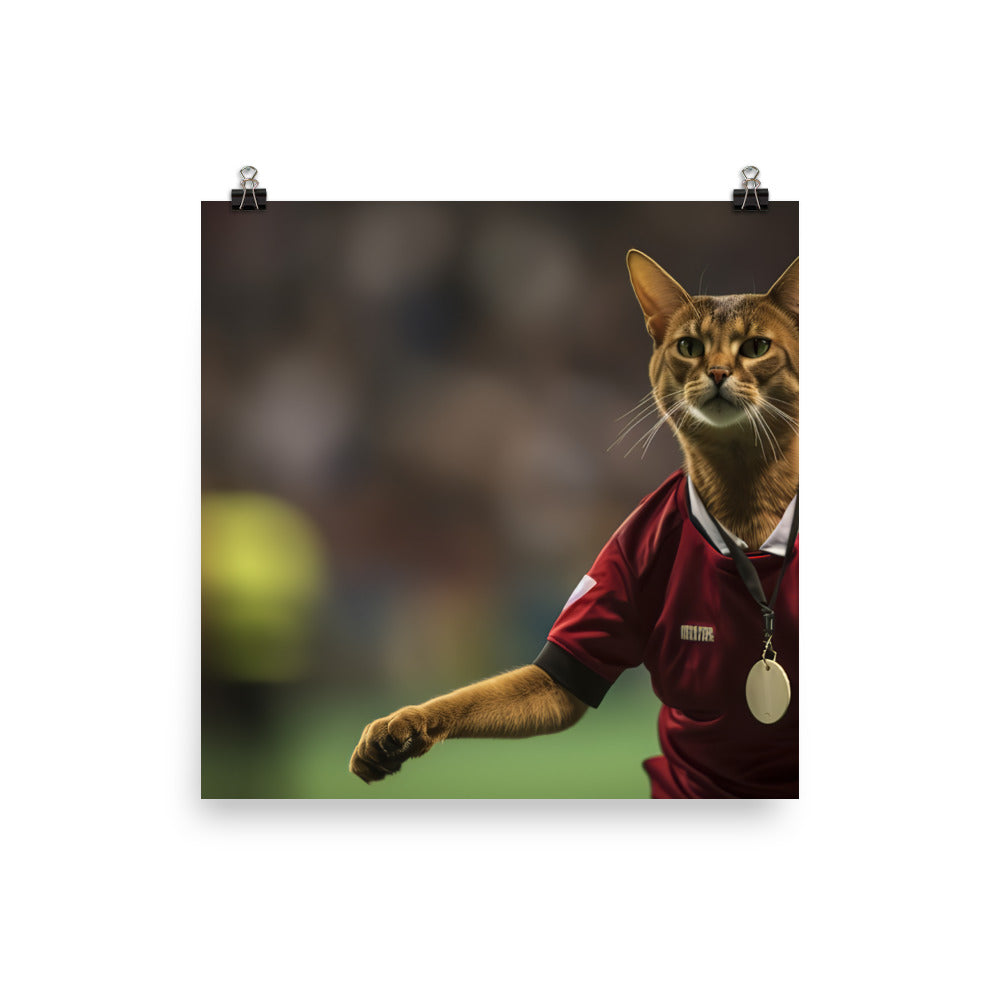 Abyssinian Referee Photo paper poster - PosterfyAI.com