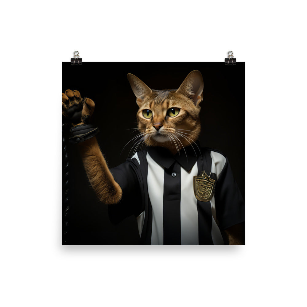 Abyssinian Referee Photo paper poster - PosterfyAI.com